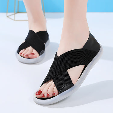 Women's Flat Flying Woven Casual Beach Shoes